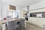 Küche / Küchenzeile - Haus Nordstrand - Ferienwohnung 5 - Top-Hundeurlaub