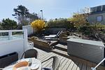 Terrasse - Haus Nordstrand - Ferienwohnung 5 - Top-Hundeurlaub