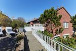 Fassade / Eingang - Haus Nordstrand - Ferienwohnung 5 - Top-Hundeurlaub