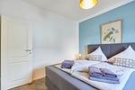 Schlafzimmer - Haus Nordstrand - Ferienwohnung 5 - Top-Hundeurlaub
