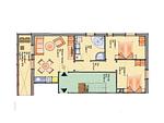 Grundriss - Villa Pirola - Ferienwohnung 4 - Top-Hundeurlaub