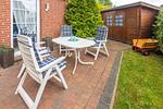 Terrasse - Huus Meerferien - Top-Hundeurlaub
