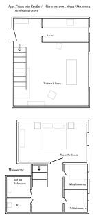Grundriss App. Cecilie - Apt. Prinzessin Cecilie | Zentral | Zimmerprinzen - Top-Hundeurlaub
