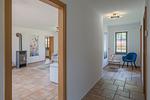 Ferienhaus Wiesenquartier Penkow Flur mit Wohnzimmerblick - WiesenQuartier - Top-Hundeurlaub