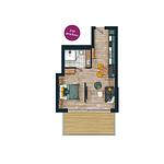 Grundriss - Pidder Lyng Apartment 03 - Top-Hundeurlaub