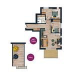 Grundriss - Pidder Lyng Apartment 15 - Top-Hundeurlaub