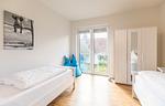 Bi de Kark, Schlafzimmer 2 - Ferienwohnung Bi de Kark Büsum - Top-Hundeurlaub