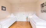 Bi de Kark, Schlafzimmer 2 - Ferienwohnung Bi de Kark Büsum - Top-Hundeurlaub