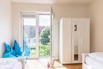 Bi de Kark, Schlafzimmer 2 - Ferienwohnung Bi de Kark Büsum - Top-Hundeurlaub