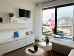 Wohnzimmer - "Strandmöwe" mit optionalem Frühstück - Top-Hundeurlaub