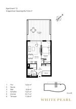 Grundriss - Luxusapartment mit Sauna und überdachtem Balkon 0.13 - Top-Hundeurlaub