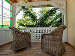 Balkon - FeWo Jasmund: Balkon, historischer Charme - Top-Hundeurlaub