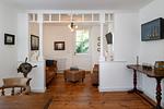 Wohnzimmer - FeWo Jasmund: Balkon, historischer Charme - Top-Hundeurlaub