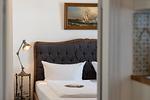 Schlafzimmer - FeWo Jasmund: Balkon, historischer Charme - Top-Hundeurlaub