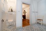 Badezimmer - FeWo Jasmund: Balkon, historischer Charme - Top-Hundeurlaub