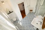 Badezimmer - FeWo Jasmund: Balkon, historischer Charme - Top-Hundeurlaub