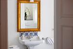 Badezimmer - FeWo Jasmund: Balkon, historischer Charme - Top-Hundeurlaub