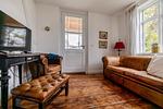 Wohnzimmer - FeWo Königsstuhl: Balkon, historischer Charme - Top-Hundeurlaub