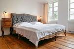 Schlafzimmer - FeWo Königsstuhl: Balkon, historischer Charme - Top-Hundeurlaub