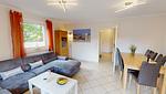 Wohnzimmer - Wohnung C - Top-Hundeurlaub