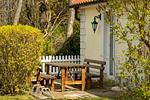 Terrasse - Haus Breetz: Haus, Terrasse, Kamin - Top-Hundeurlaub