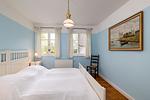 Schlafzimmer - Haus Breetz: Haus, Terrasse, Kamin - Top-Hundeurlaub