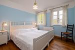 Schlafzimmer - Haus Breetz: Haus, Terrasse, Kamin - Top-Hundeurlaub