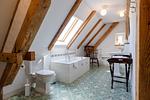 Badezimmer - FeWo Hiddensee: Terrasse, Garten, Kamin - Top-Hundeurlaub