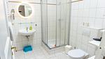 Dusche - Seadrift Rosentraum - Top-Hundeurlaub