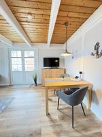 Wohnzimmer - Ferienwohnung Heimat auf Zeit Pellworm - Top-Hundeurlaub