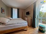Wohnzimmer - Ferienwohnung Grüne Ecke - Top-Hundeurlaub