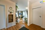 Wohnzimmer - Ferienwohnung Grüne Ecke - Top-Hundeurlaub
