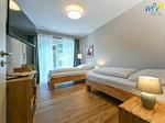 Schlafzimmer - Ferienwohnung Grüne Ecke - Top-Hundeurlaub