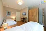 Schlafzimmer - Ferienwohnung Grüne Ecke - Top-Hundeurlaub