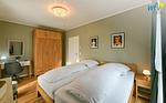 Schlafzimmer - Ferienwohnung Grüne Ecke - Top-Hundeurlaub