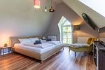 Schlafzimmer - Haus Süderpiep, Whg. Auster - Top-Hundeurlaub