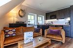 Wohnzimmer - Haus Süderpiep, Whg. Auster - Top-Hundeurlaub