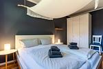 Schlafzimmer - Haus Süderpiep, Whg. Robbe - Top-Hundeurlaub