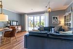 Wohnzimmer - Haus Süderpiep, Whg. Robbe - Top-Hundeurlaub