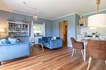 Wohnzimmer - Haus Süderpiep, Whg. Robbe - Top-Hundeurlaub
