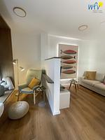Wohnzimmer - Ferienwohnung Alva - Top-Hundeurlaub