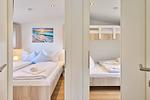 Schlafzimmer - Ferienhaus Strandgeflüster (140) - Top-Hundeurlaub