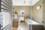 Badezimmer - Ferienwohnung Grüne Ella Westerland auf Sylt - Top-Hundeurlaub