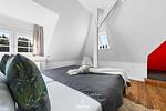Schlafzimmer - Ferienwohnung Grüne Ella Westerland auf Sylt - Top-Hundeurlaub