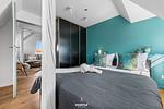 Schlafzimmer - Ferienwohnung Grüne Ella Westerland auf Sylt - Top-Hundeurlaub