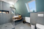 Badezimmer - Ferienwohnung Blaue Ella Westerland auf Sylt - Top-Hundeurlaub