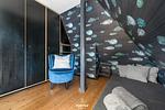 Schlafzimmer - Ferienwohnung Blaue Ella Westerland auf Sylt - Top-Hundeurlaub