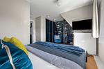 Schlafzimmer - Ferienwohnung Blaue Ella Westerland auf Sylt - Top-Hundeurlaub