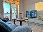 Wohnzimmer - Ferienwohnung 5 im Haus Concordia - Top-Hundeurlaub