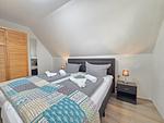 Schlafzimmer - Ferienwohnung Düne 1 Norddeich - Top-Hundeurlaub